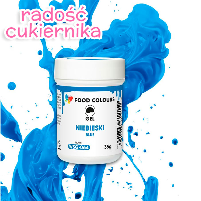 Barwnik w żelu Food Colours Power Gel 35 g, niebieski  