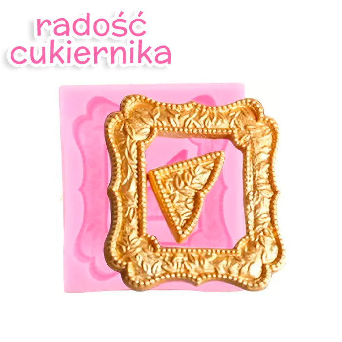 Forma silikonowa Ramka, 5,6 x 5 cm 