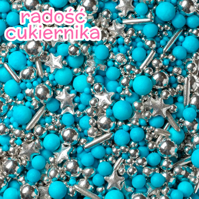 Posypka Mix Gwiazdki i kulki, 50 g 