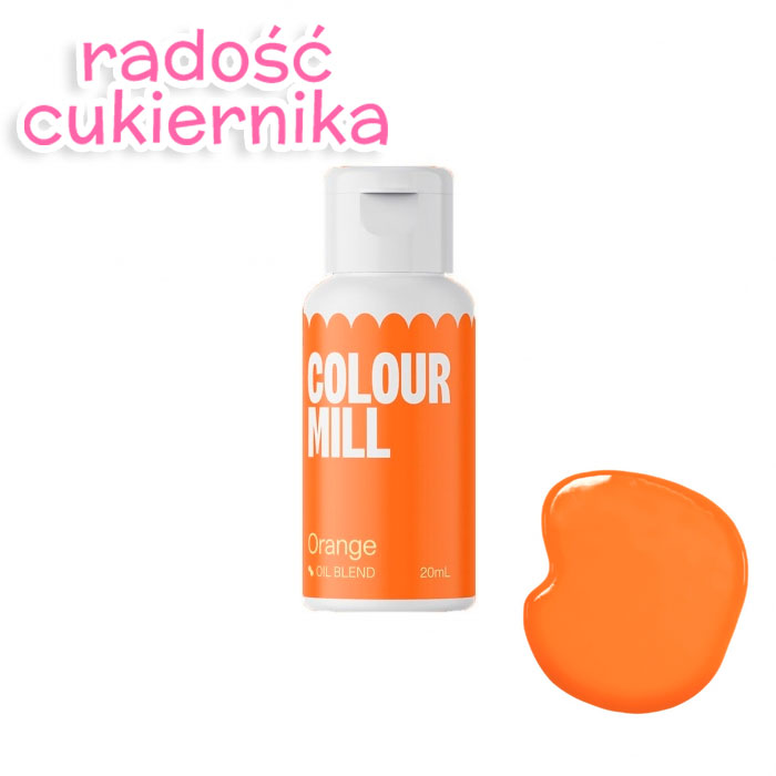картинка Barwnik spożywczy olejowy Colour Mill pomarańczowy, 20 ml  