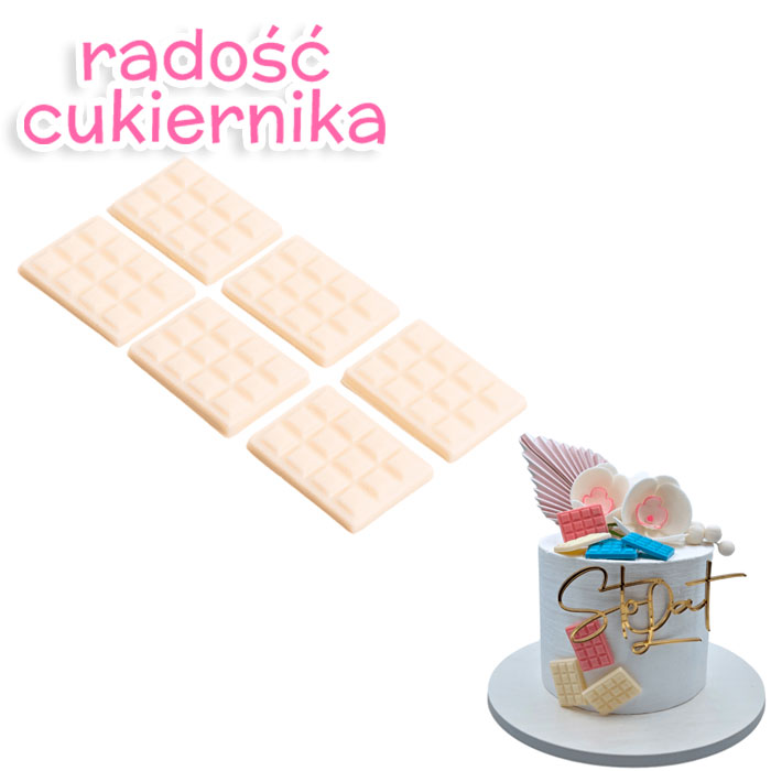 Zestaw Mini czekoladki białe 6szt. 