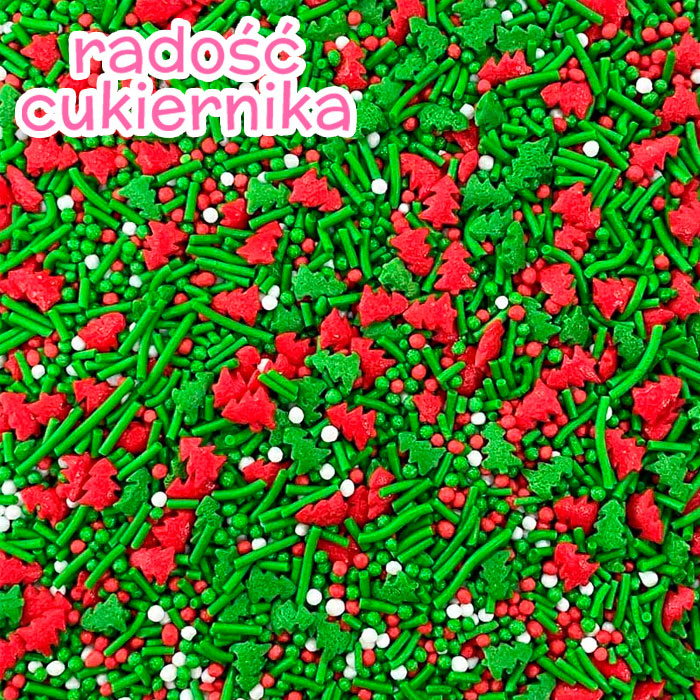 Posypka cukrowa Taniec choinek 50 g 