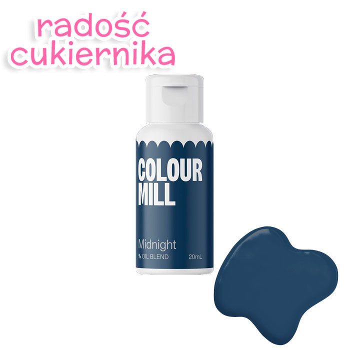 картинка Barwnik spożywczy olejowy Colour Mill Midnight, 20 ml  