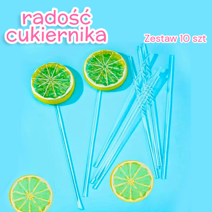 Zestaw patyczków plastikowych do deserów 15 cm, 25 sztuk 