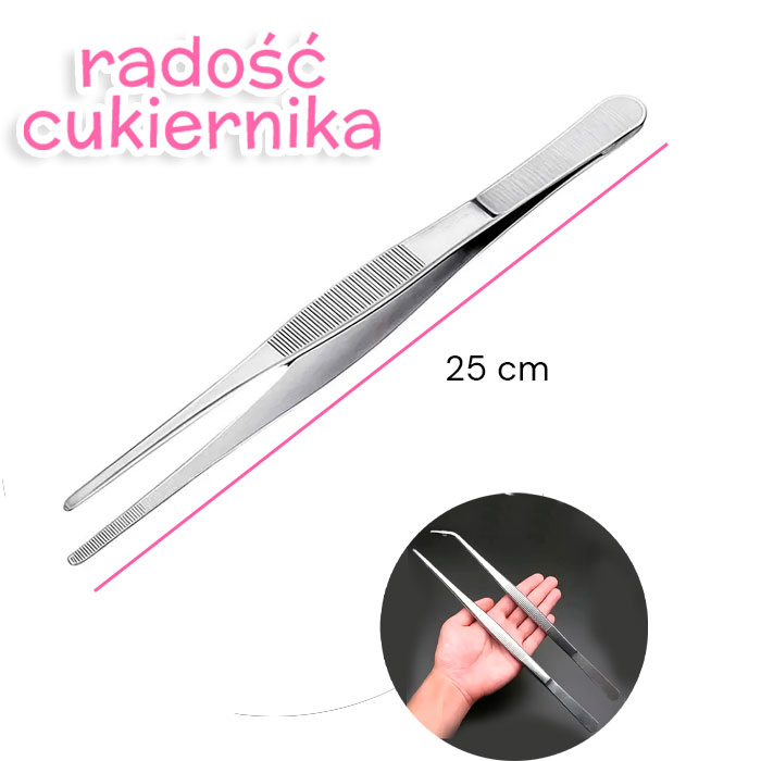 Pęseta kulinarna,25 cm 