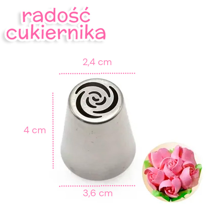 Tylka końcówka "Tulipan" №1 