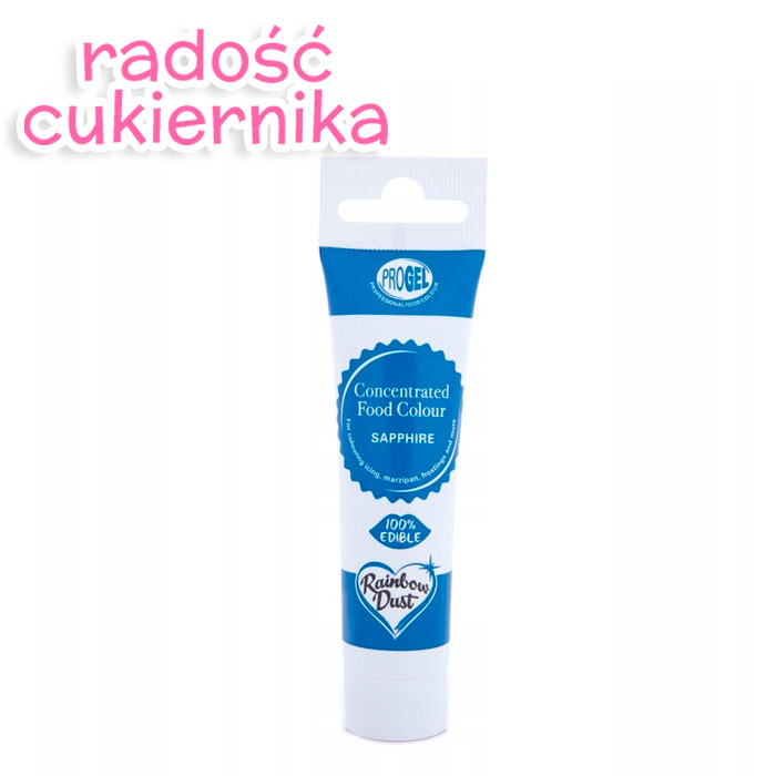 Barwnik spożywczy w żelu ProGel Rainbow Dust Sapphire, 25 g 