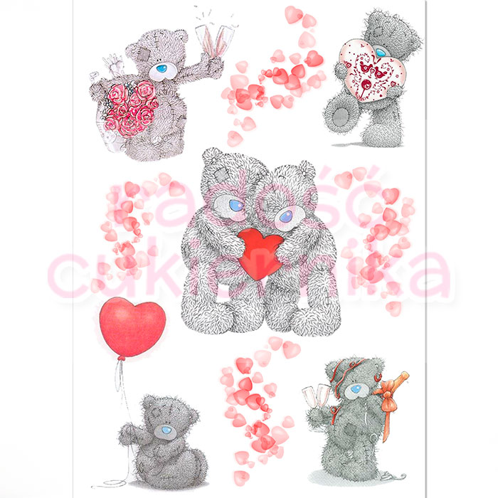 Opłatek na tort "Miś Teddy №1"  