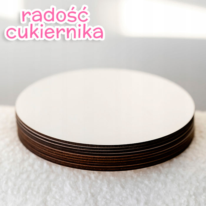  Podkład MDF do tortu 30 cm, 1szt 