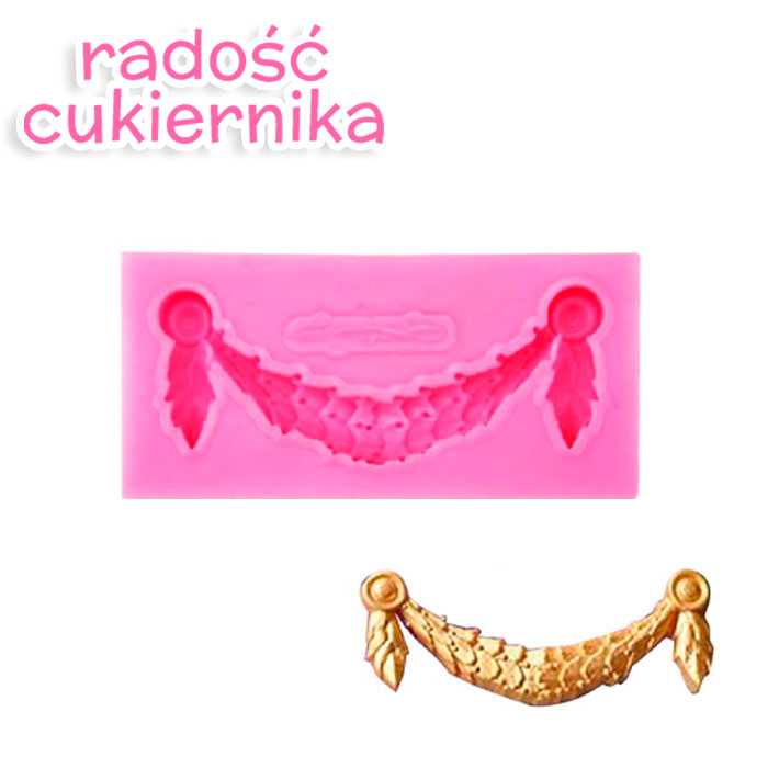 Forma silikonowa "Wzór", 7,5 х 3,6 cm 