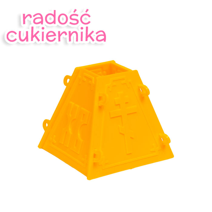 Plastikowa forma do przygotowania paschy twarogowej 11,5 cm 
