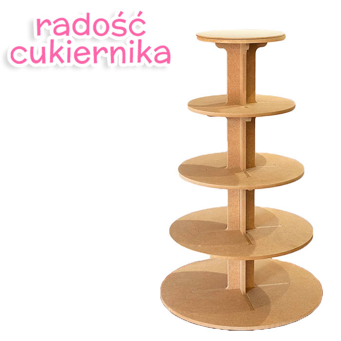 Stojak na tort i babeczki, 5 poziomów 