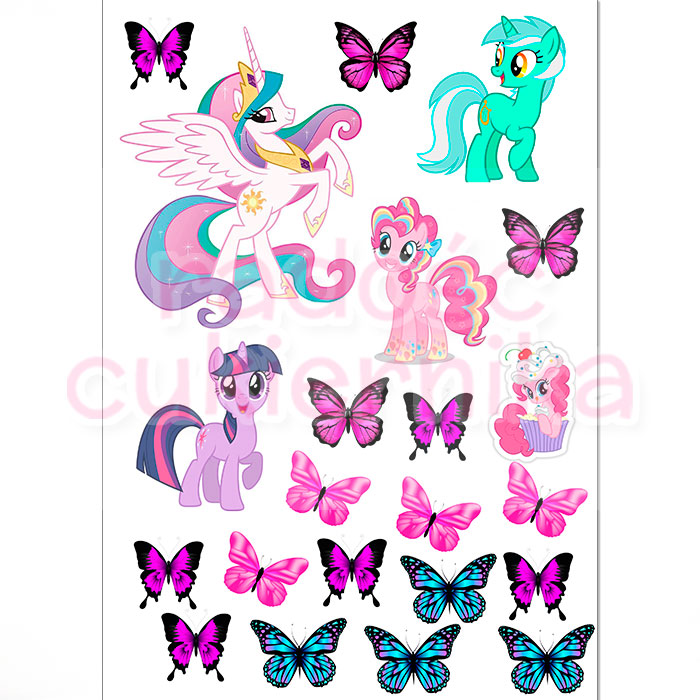 Opłatek na tort "My Little Pony №3"  