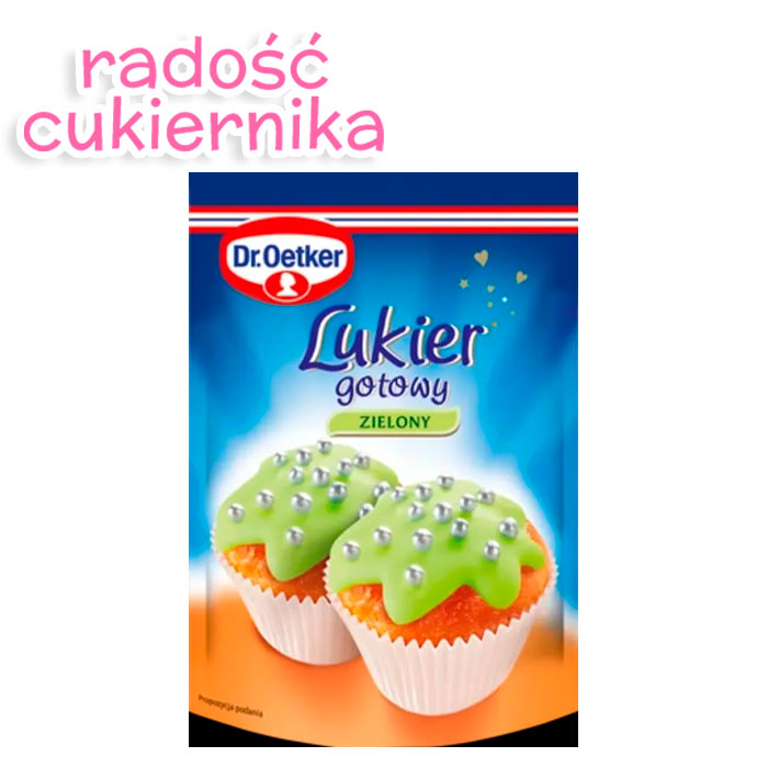 Lukier gotowy zielony Dr. Oetker, 100 g 