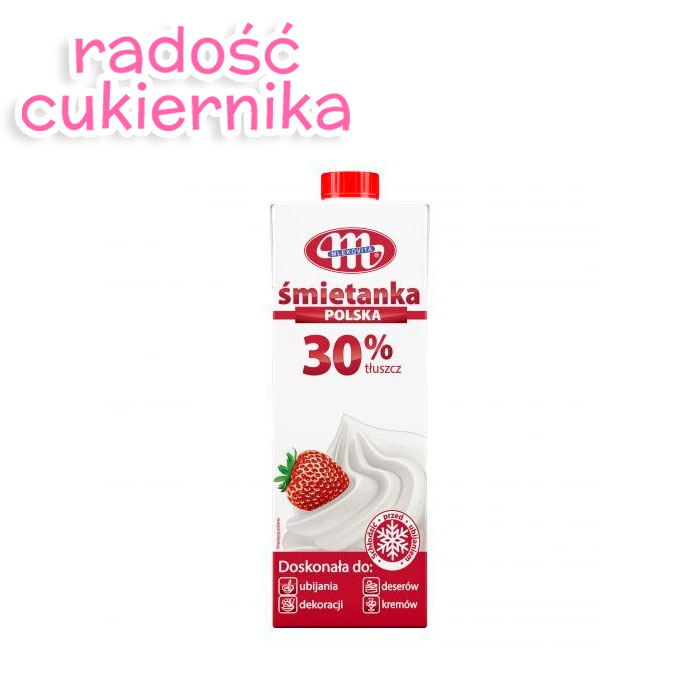 Śmietanka Polska UHT 30% 1L Mlekovita 