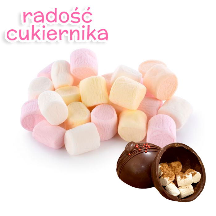 Pianki marshmallows mini mix 4 kolorów Modecor, 100 g 