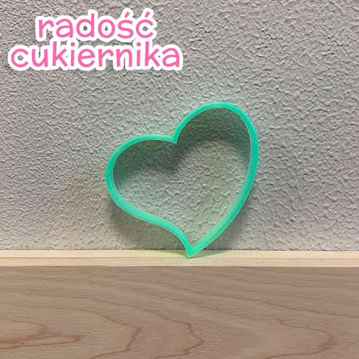 Foremka do piernika "Serce 2", 8,5 cm 