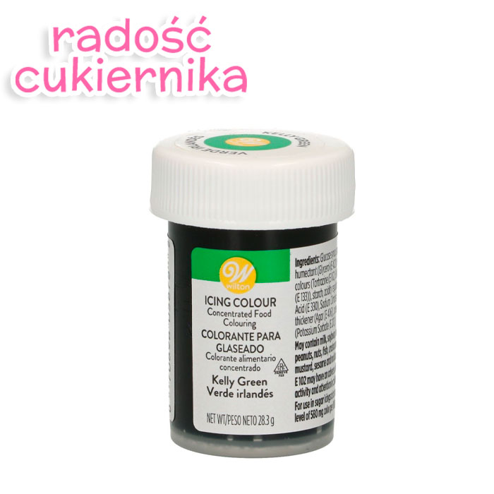 Barwnik spożywczy w żelu Wilton soczysta zieleń, 28 g 