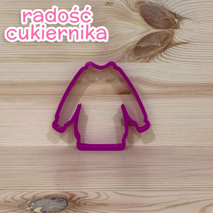 Foremka do piernika Sweter 7x8 cm 