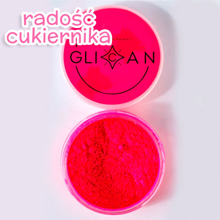 Gęsty kandurin GLIKAN, malina, 10 gramów